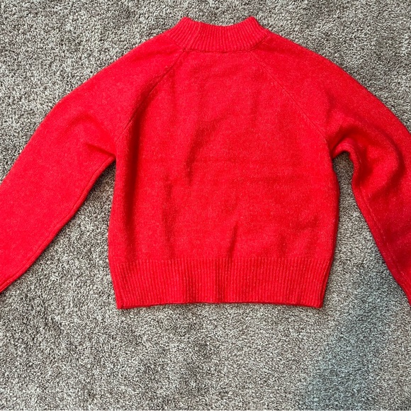 Women's Vibrant Red Sweater - Picture 6 of 7